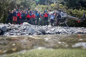Helicopter Access Waiohine Gorge Whitewater Rafting